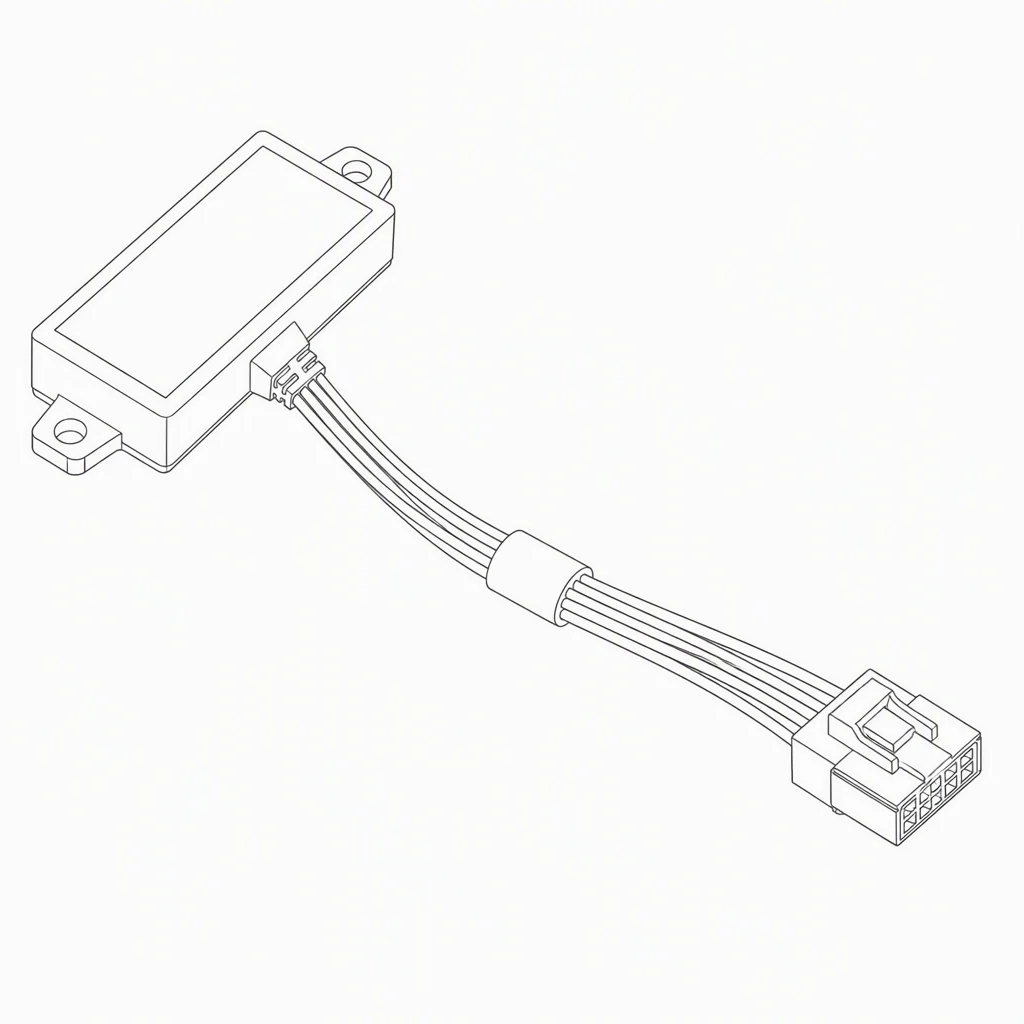BFM980A capacitive fingerprint module technical diagram