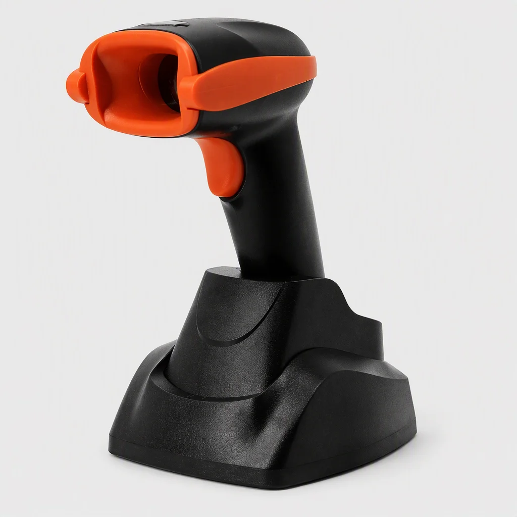 V3 wireless 1D laser barcode scanner product photo
