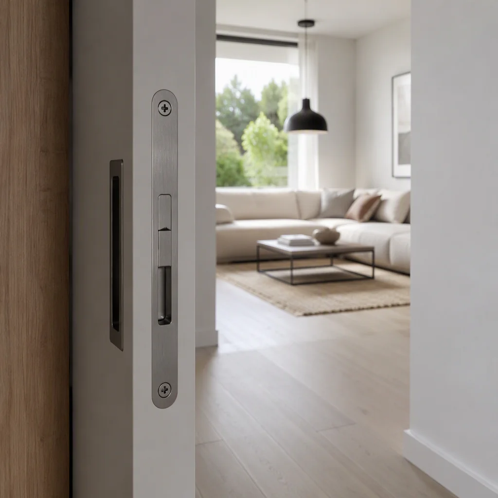 Compact smart lock with an integrated face module